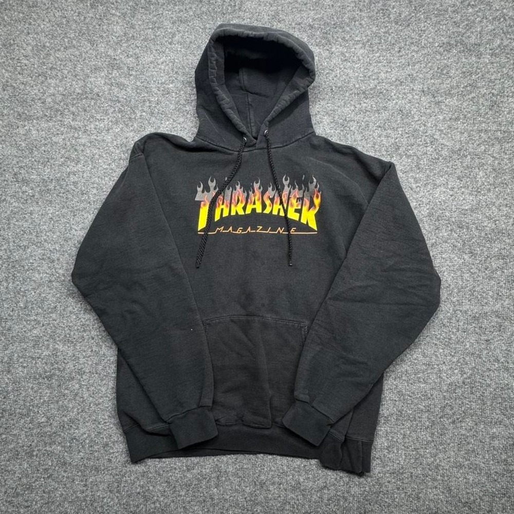 Thrasher Magazine Flames‎ Hoodie Size Medium
